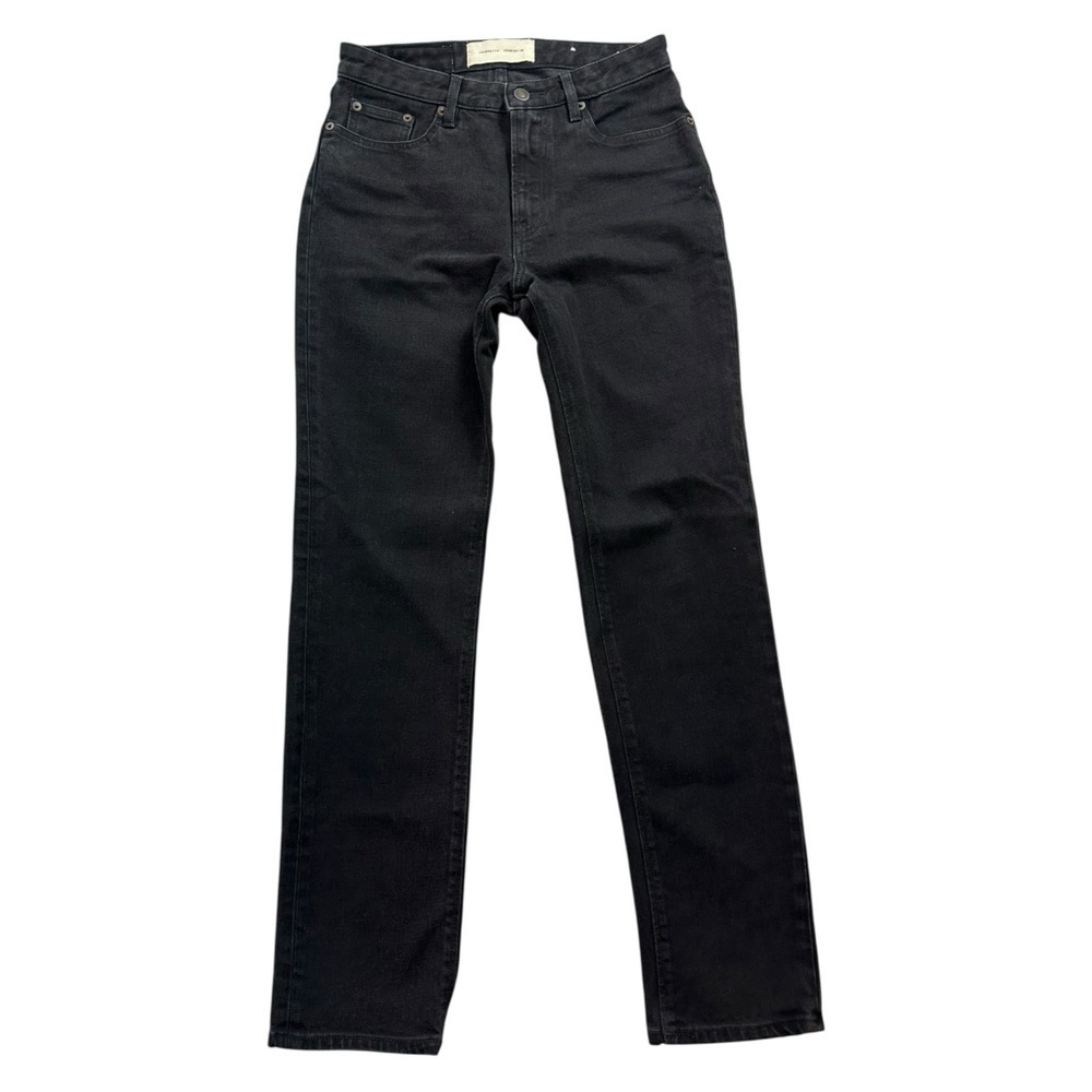 Jeanerica HW005 Black 2 Weeks Straight Jeans Size 27
